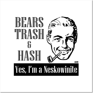 Bears, Trash, & Hash - Men Posters and Art